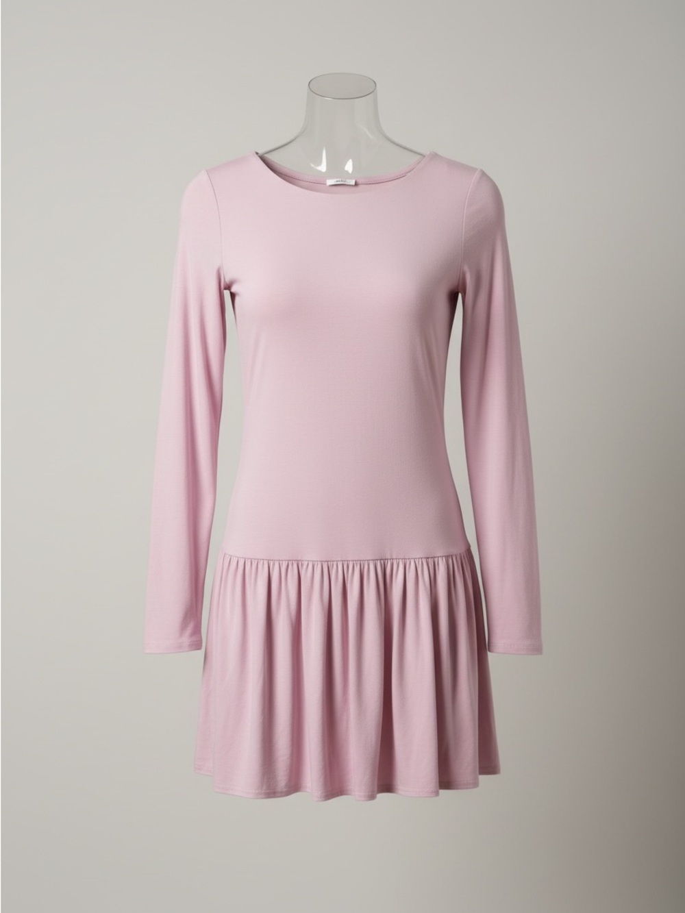 Abercrombie & Fitch Light Pink  Long-Sleeve Drop Skort Dress